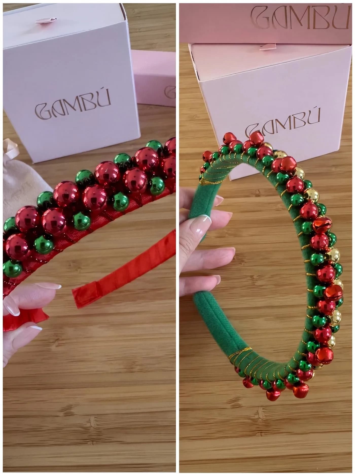 Çan ve Top Süslemeli Şenlikli Yılbaşı Tacı